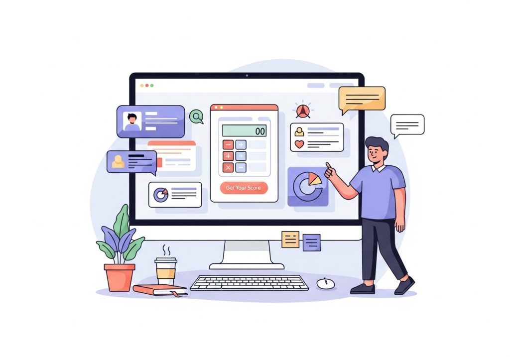A health and wellness website optimized with a clear call-to-action to improve lead generation.